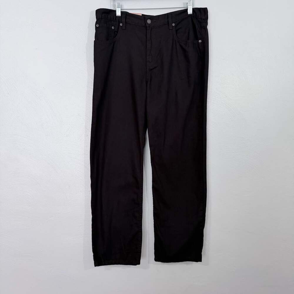 Levi's Low Pro Straight Leg Jeans Size 32x30 Black Cotton